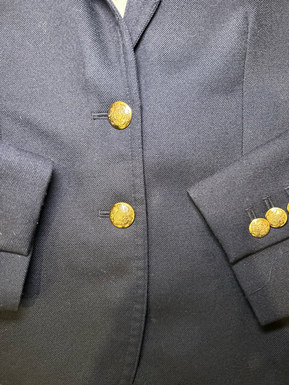 J Crew School Boy Women’s Blazer 98% wool Size 2 navy blue - Picture 5 of 10